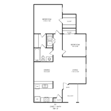 B1 Renovated 2303 floor plan