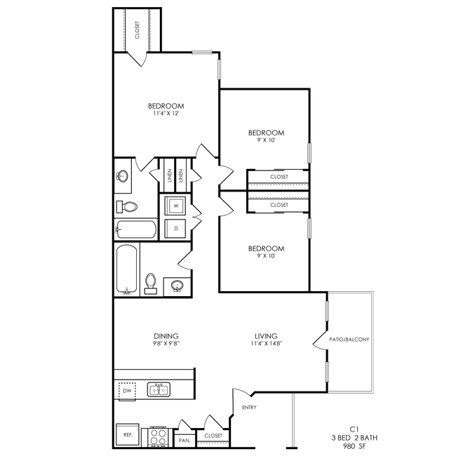 C1 Classic 2508 floor plan