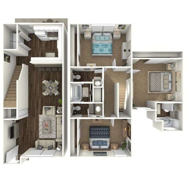 3 Beds • 2 Bath 064 floor plan
