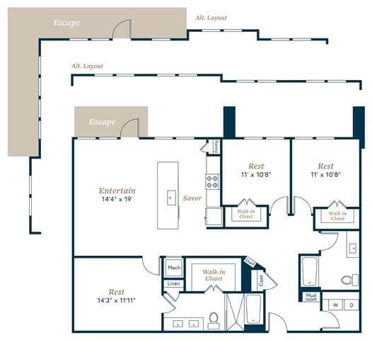 C1 10311 floor plan