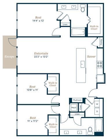 Unit 05332 05332 floor plan