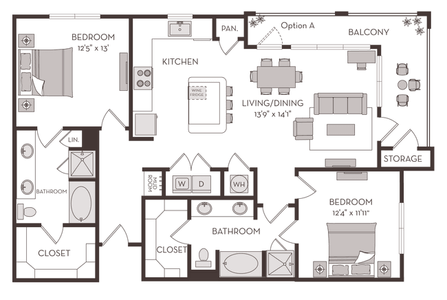 Unit 4317 4317 floor plan