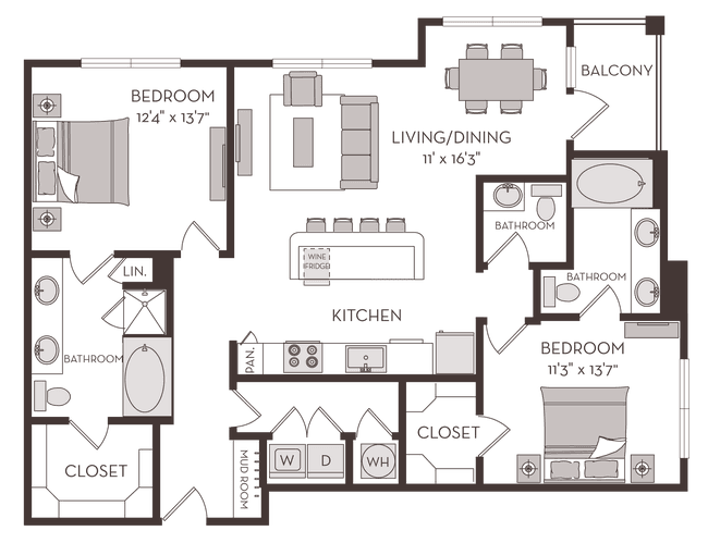 Unit 3316 3316 floor plan
