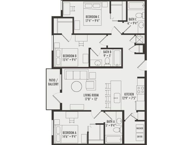 Unit Private Private floor plan