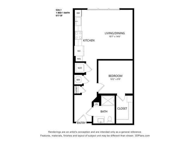 Unit 4122 4122 floor plan