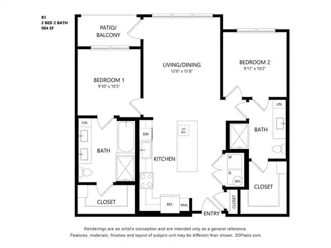 B1 2415 floor plan