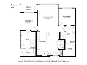 B1 3307 floor plan