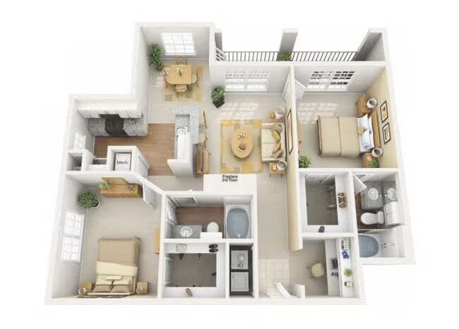 Unit 0231 1823 floor plan