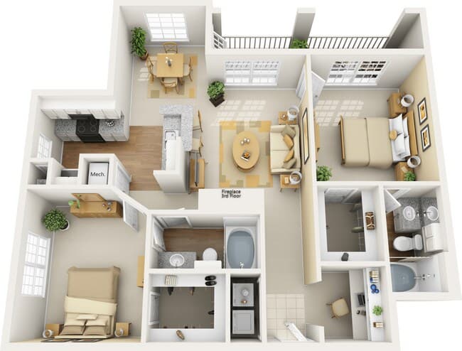B1 Upgrade 0231 floor plan