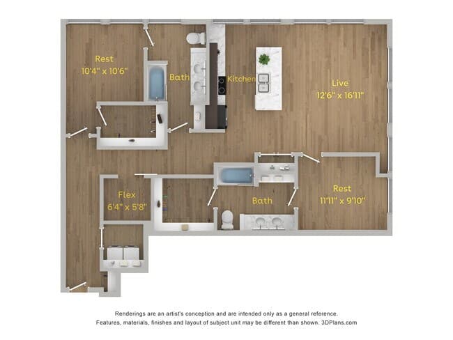 B1 510 floor plan