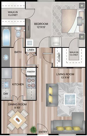 A1 122 floor plan