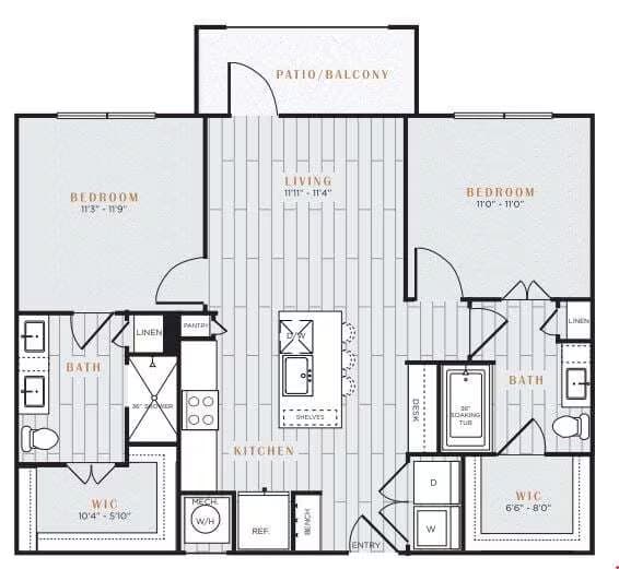 Unit 1309 1309 floor plan