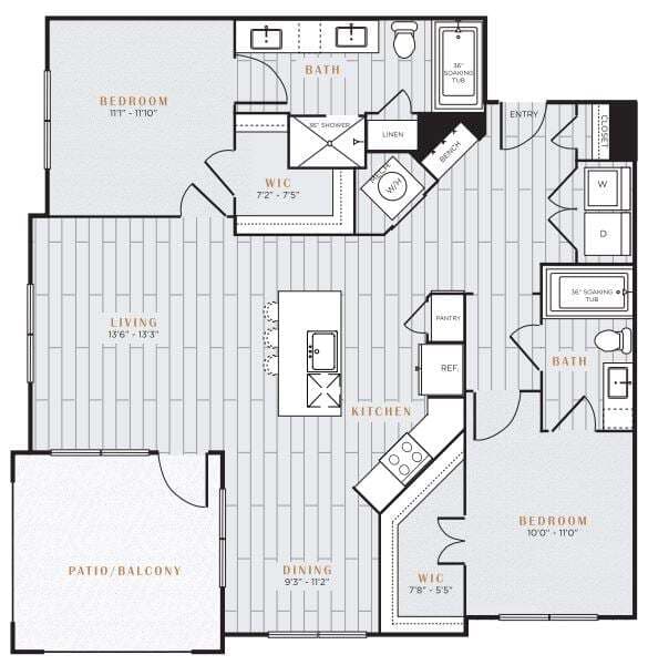 Unit 7310 7310 floor plan