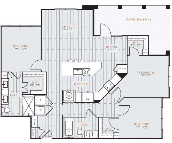Unit 4131 4131 floor plan