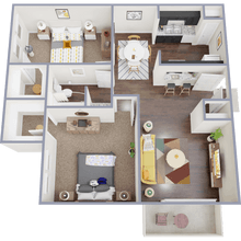 2/1 207 floor plan