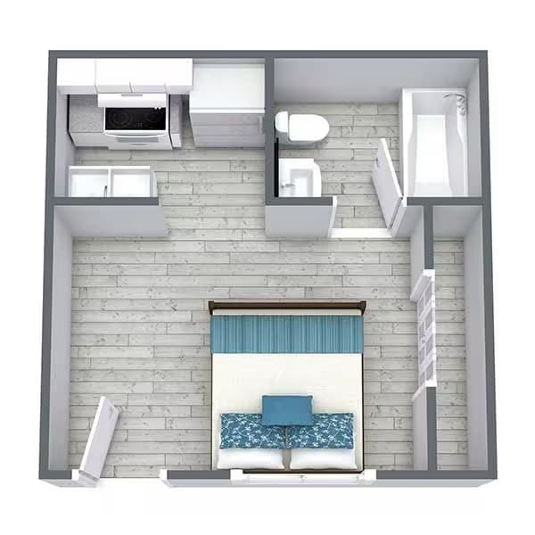 Unit 3612-170 3612-170 floor plan