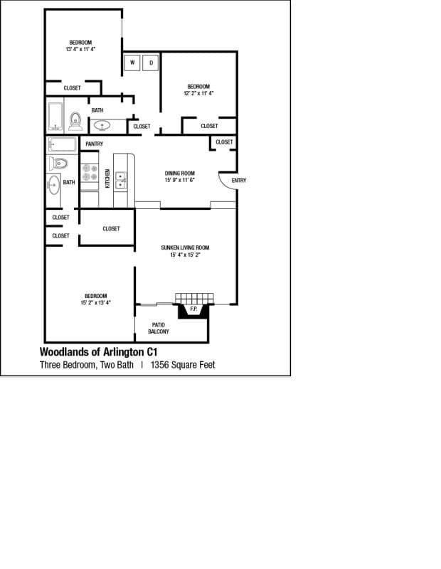 Unit 242 222 floor plan