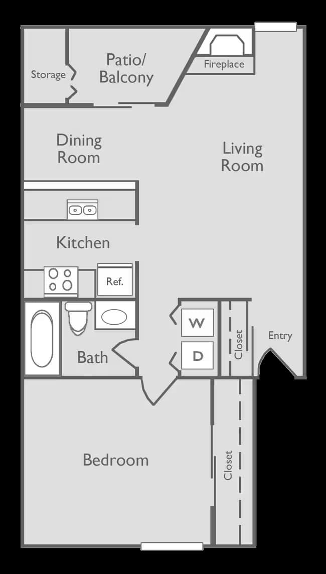 Addison 100 floor plan