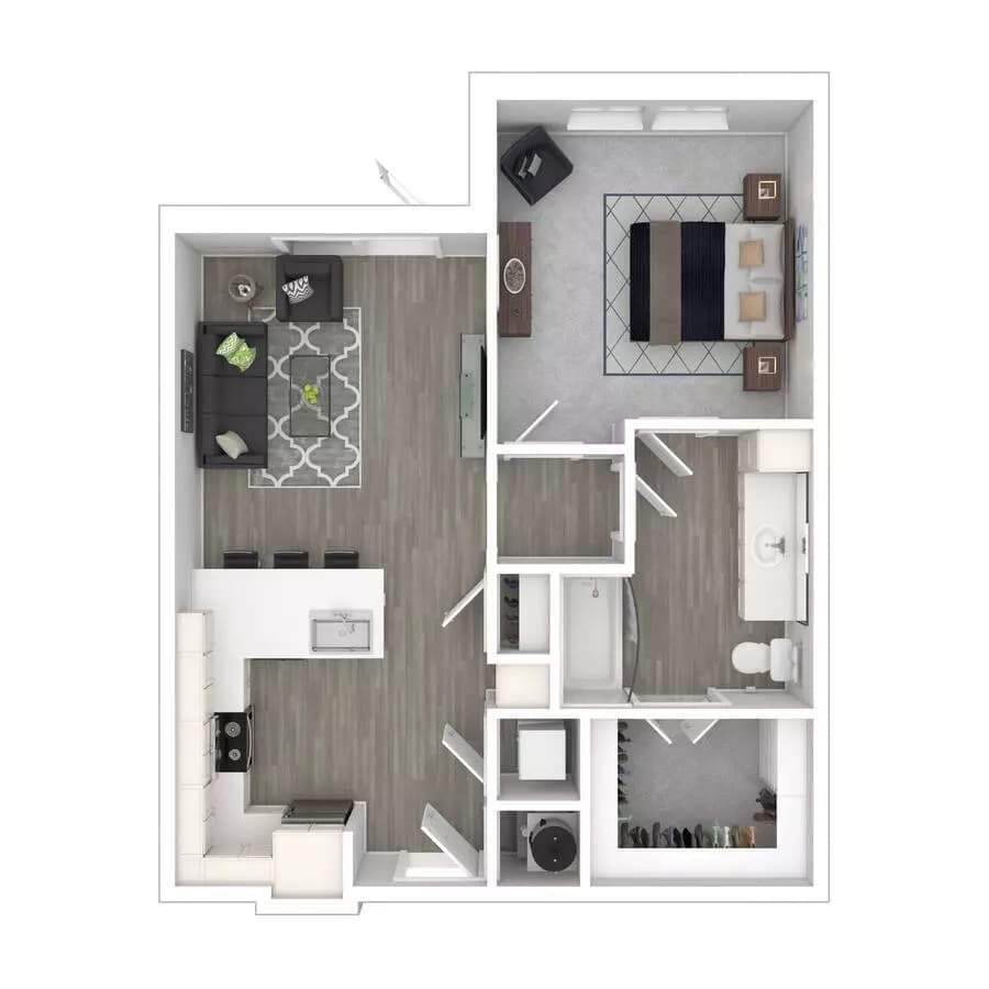 A1-Essential Housing 53105 floor plan