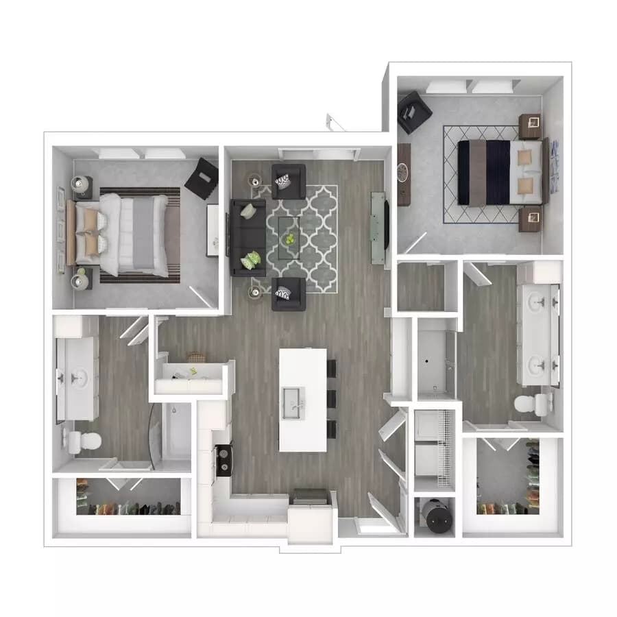 B1-Essential Housing 51101 floor plan