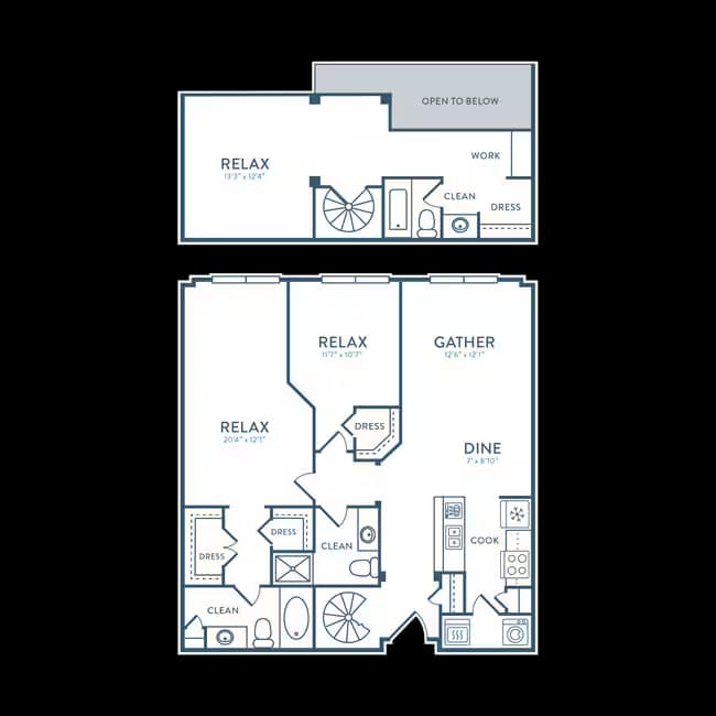 C2LR 418 floor plan