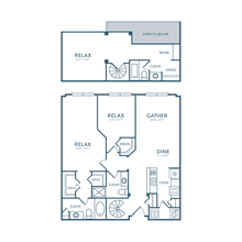 C2LR - Loft 414 floor plan