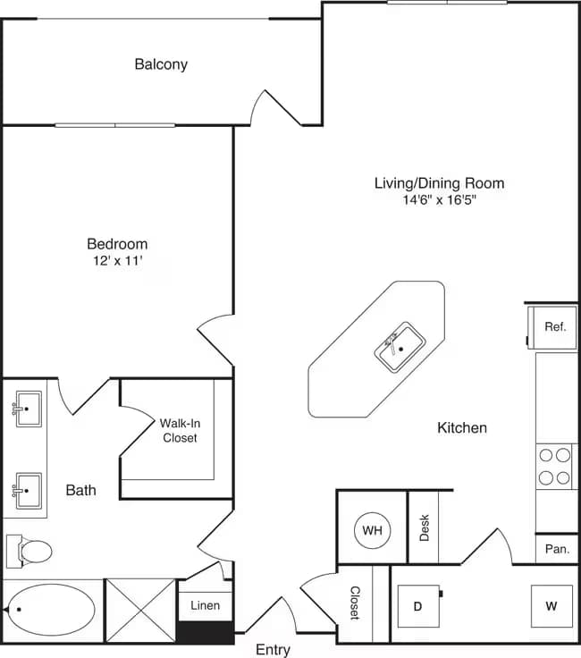 The Hillcrest 1-140 floor plan