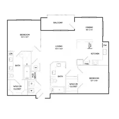 Unit 2322 3334 floor plan
