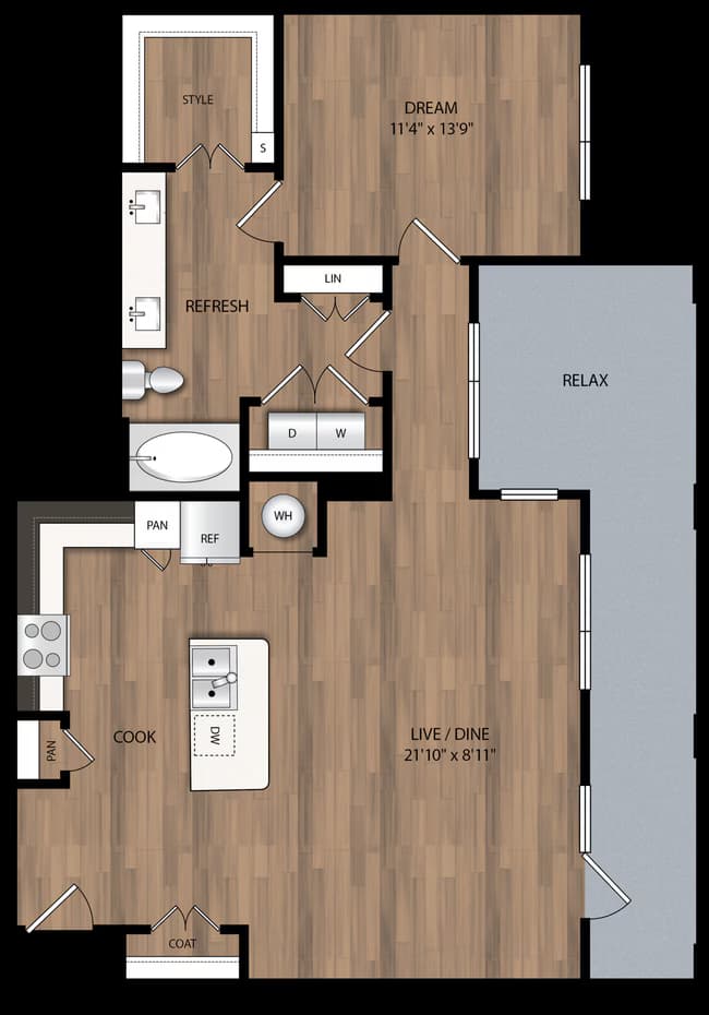 A4 207 floor plan