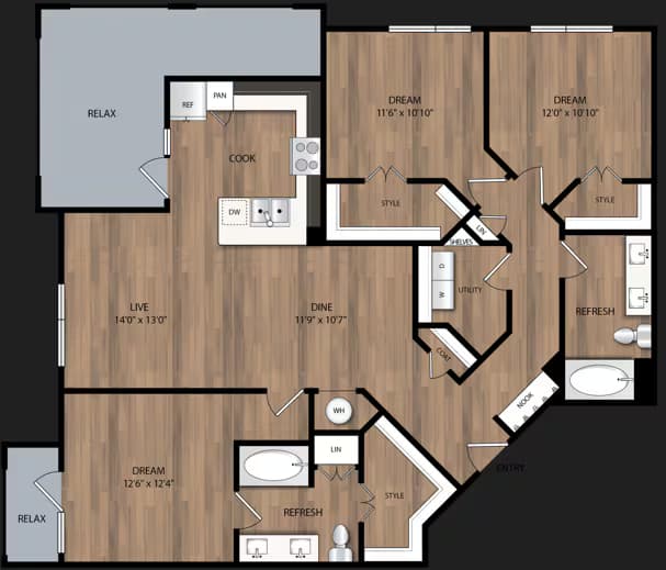 C1 112 floor plan