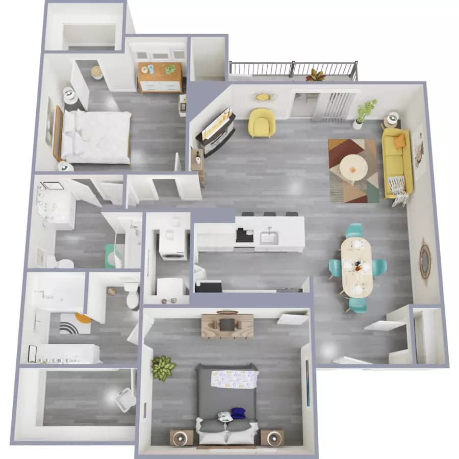 Unit 2236 2236 floor plan