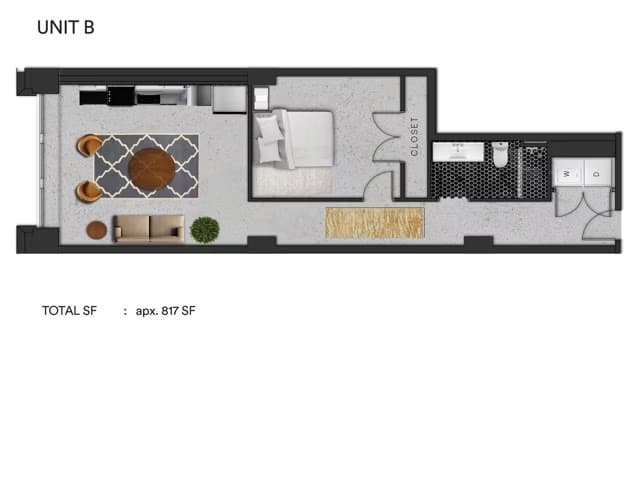 Unit 01-608 01-608 floor plan