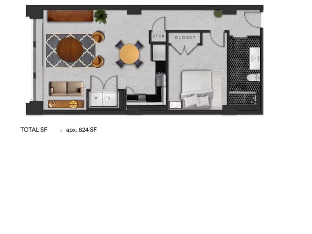 Unit 01-223 01-223 floor plan