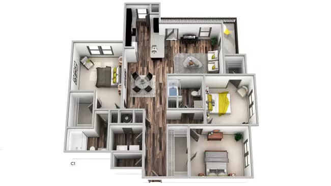Unit 02301 02301 floor plan