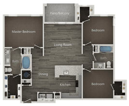 3C 12201 floor plan