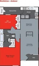 2 Beds • 2 Bath 2180 floor plan