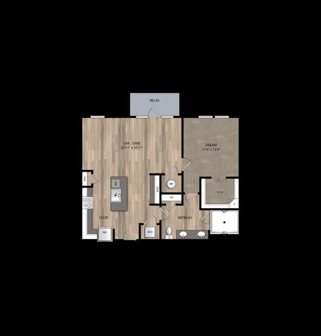A4 409 floor plan