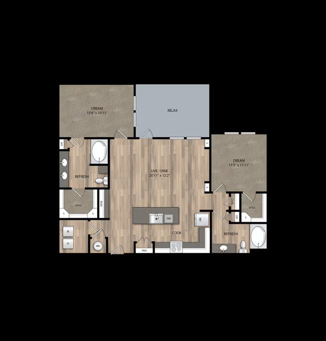 B4 202 floor plan