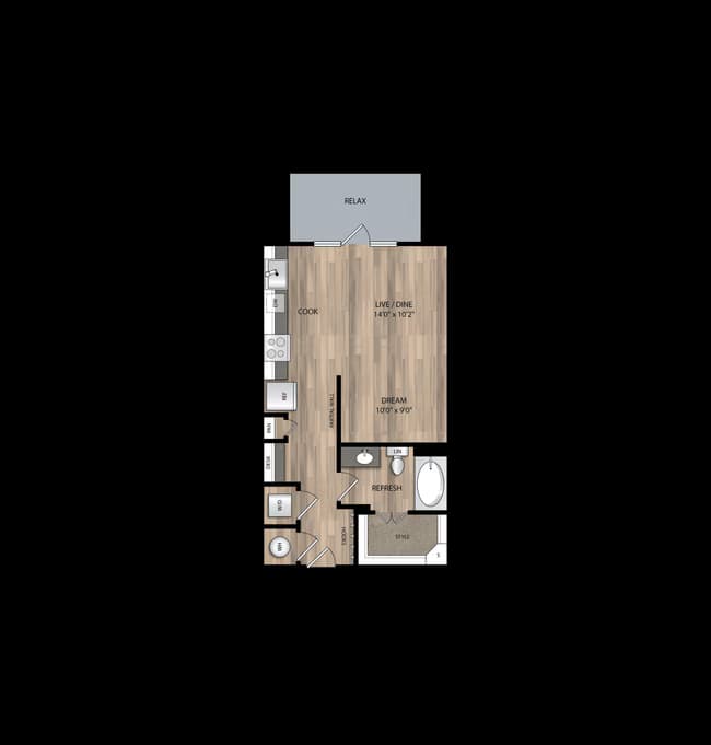 Unit 530 230 floor plan
