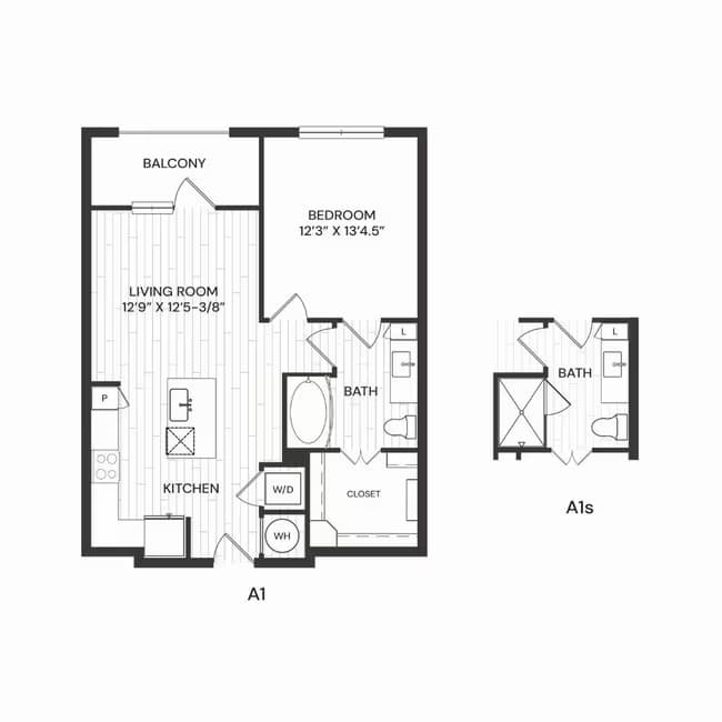 A1 1446 floor plan