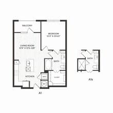 A1 1122 floor plan