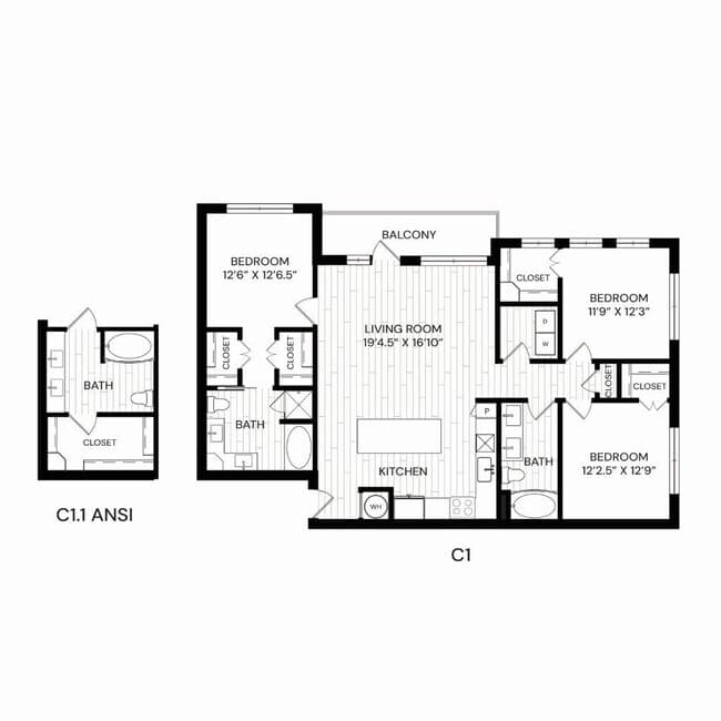 Unit 1248 1248 floor plan