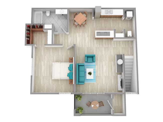 Unit 2621 1124 floor plan