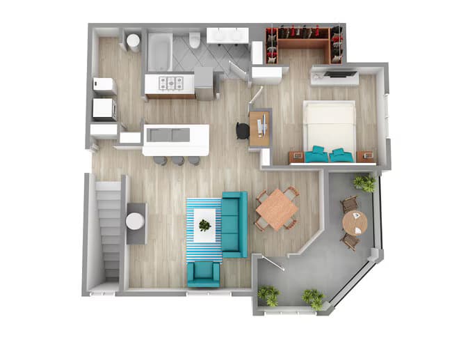 Unit 1825 1825 floor plan