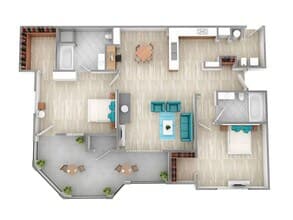 B2D 2728 floor plan