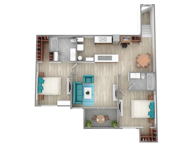 Unit 1127 2927 floor plan