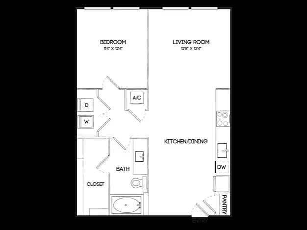 A1 1206 floor plan