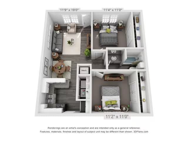 Unit 235 235 floor plan