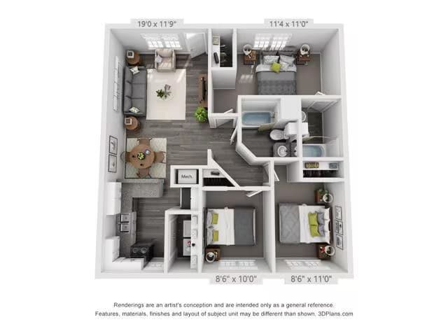 C1 265 floor plan