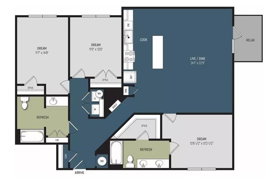 C1 2429 floor plan